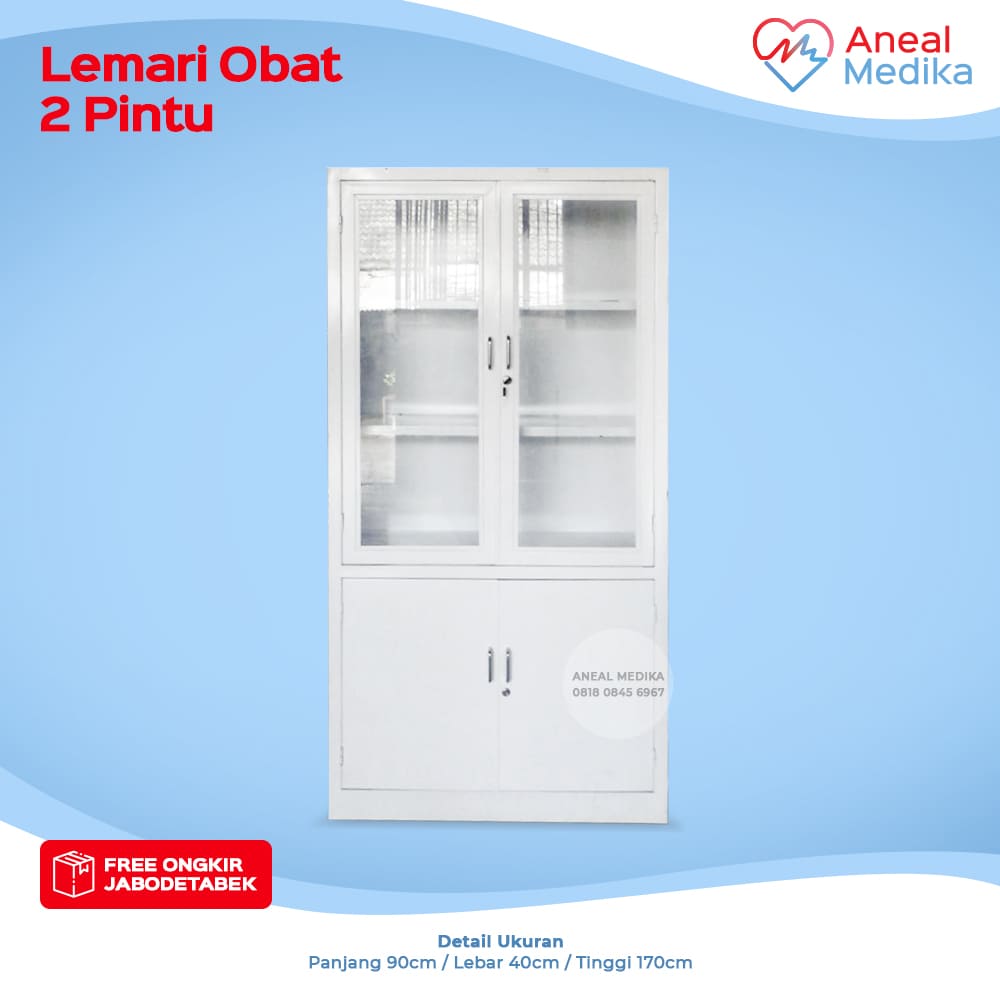 lemari obat 2 pintu