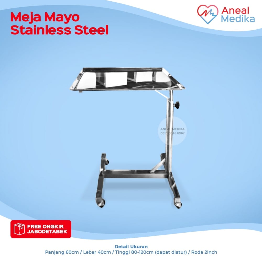 Meja Mayo Stainless Steel