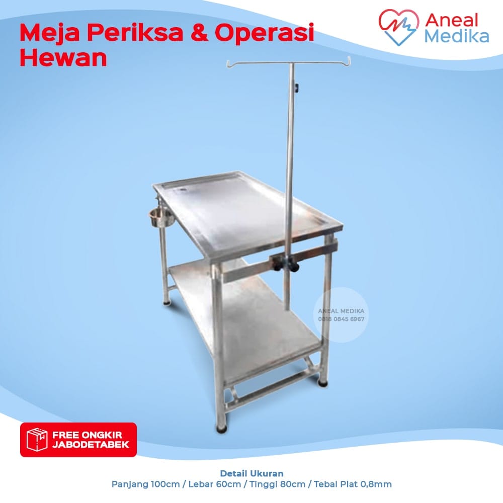 Meja-Periksa-Hewan-100cm-0,8mm_3-min meja periksa hewan