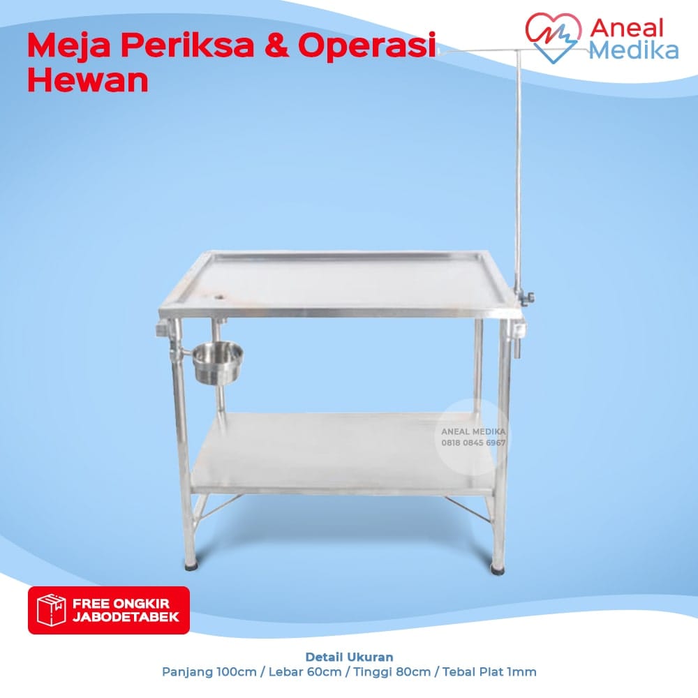 Meja-Periksa-Hewan-100cm-1mm_1-min meja periksa hewan