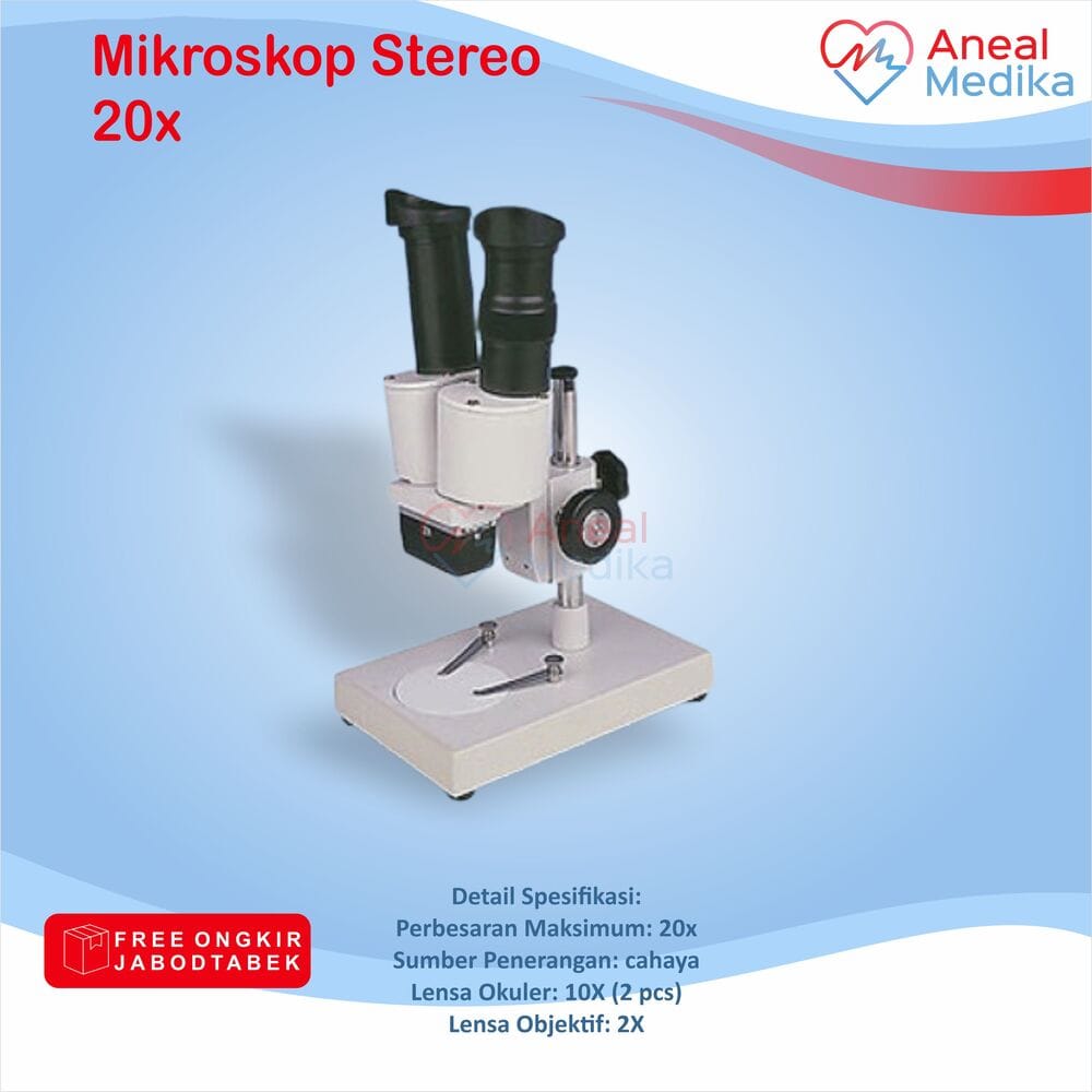 mikroskop stereo 20x