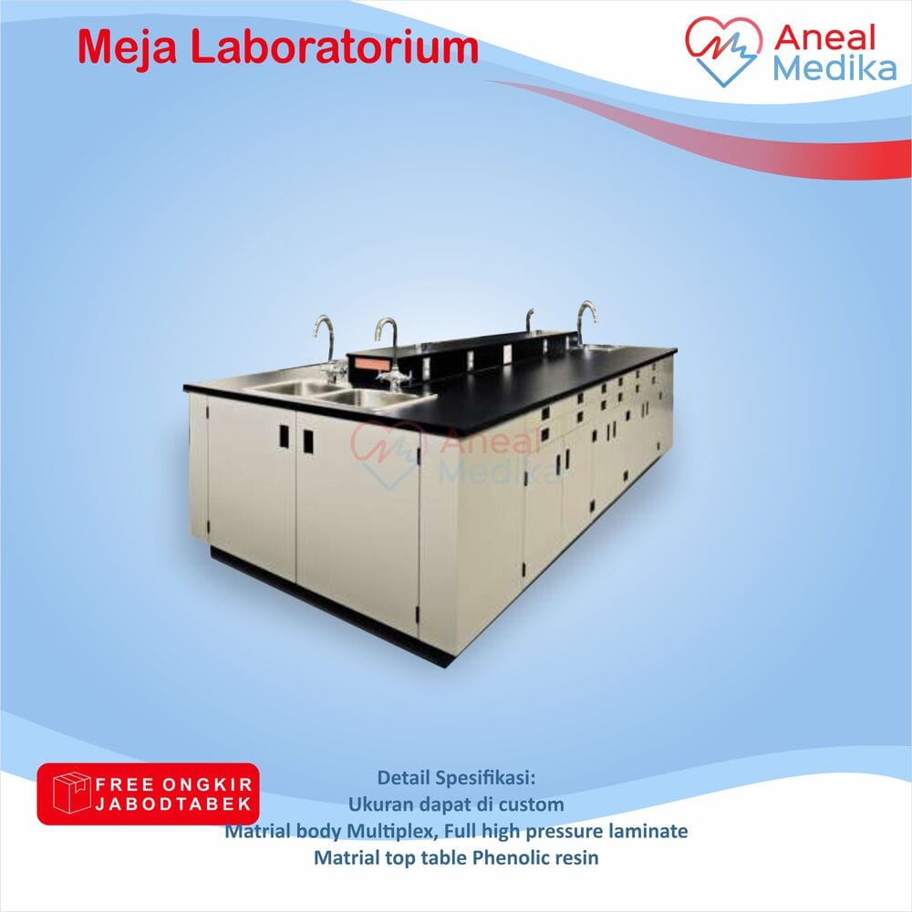 meja laboratorium custom