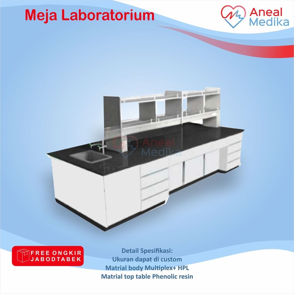 meja laboratorium custom